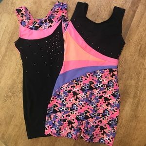 2 Danskin Freestyle Biketards